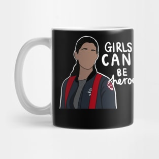 Stella Kidd Girls can be heroes Mug